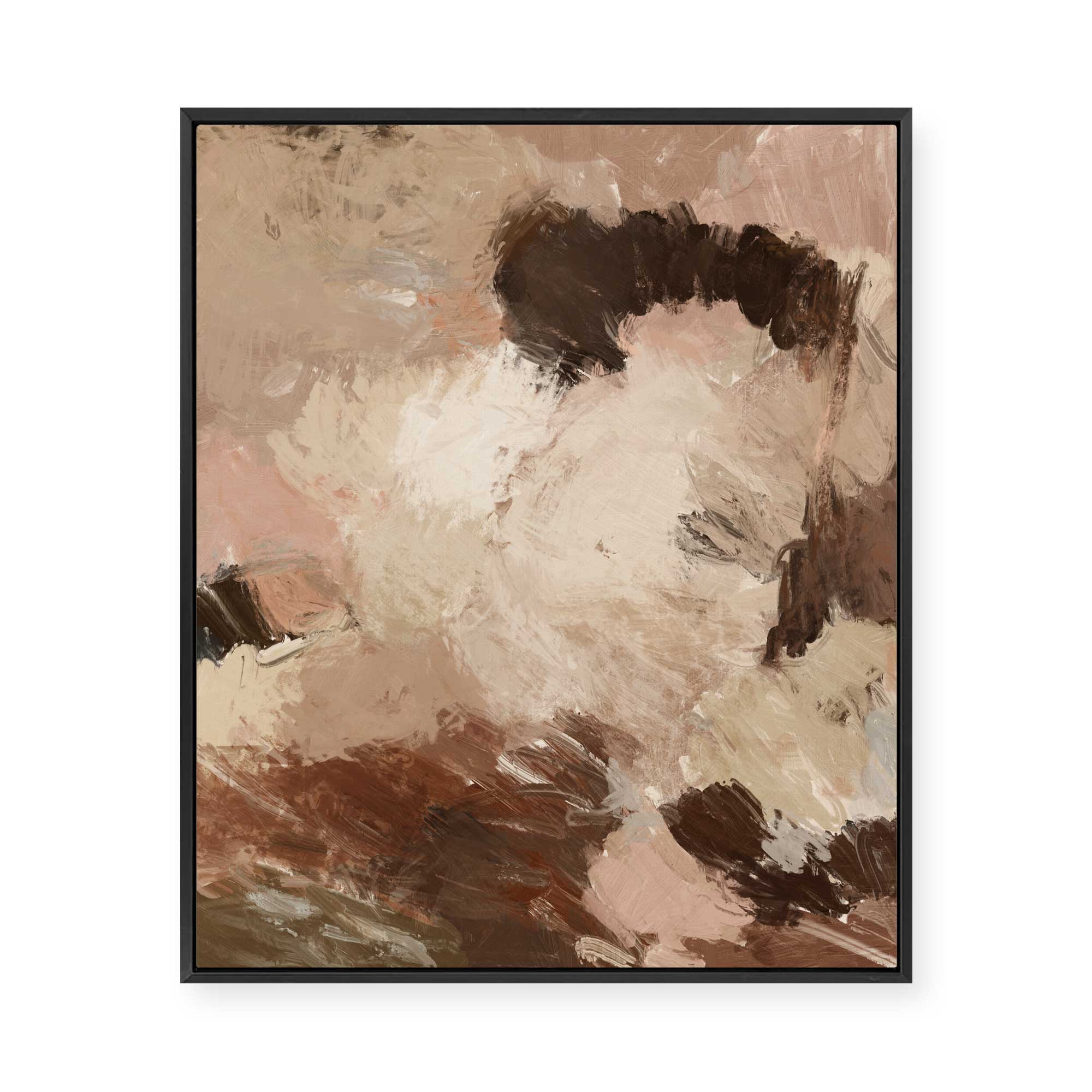 Soft Ember | Framed Canvas