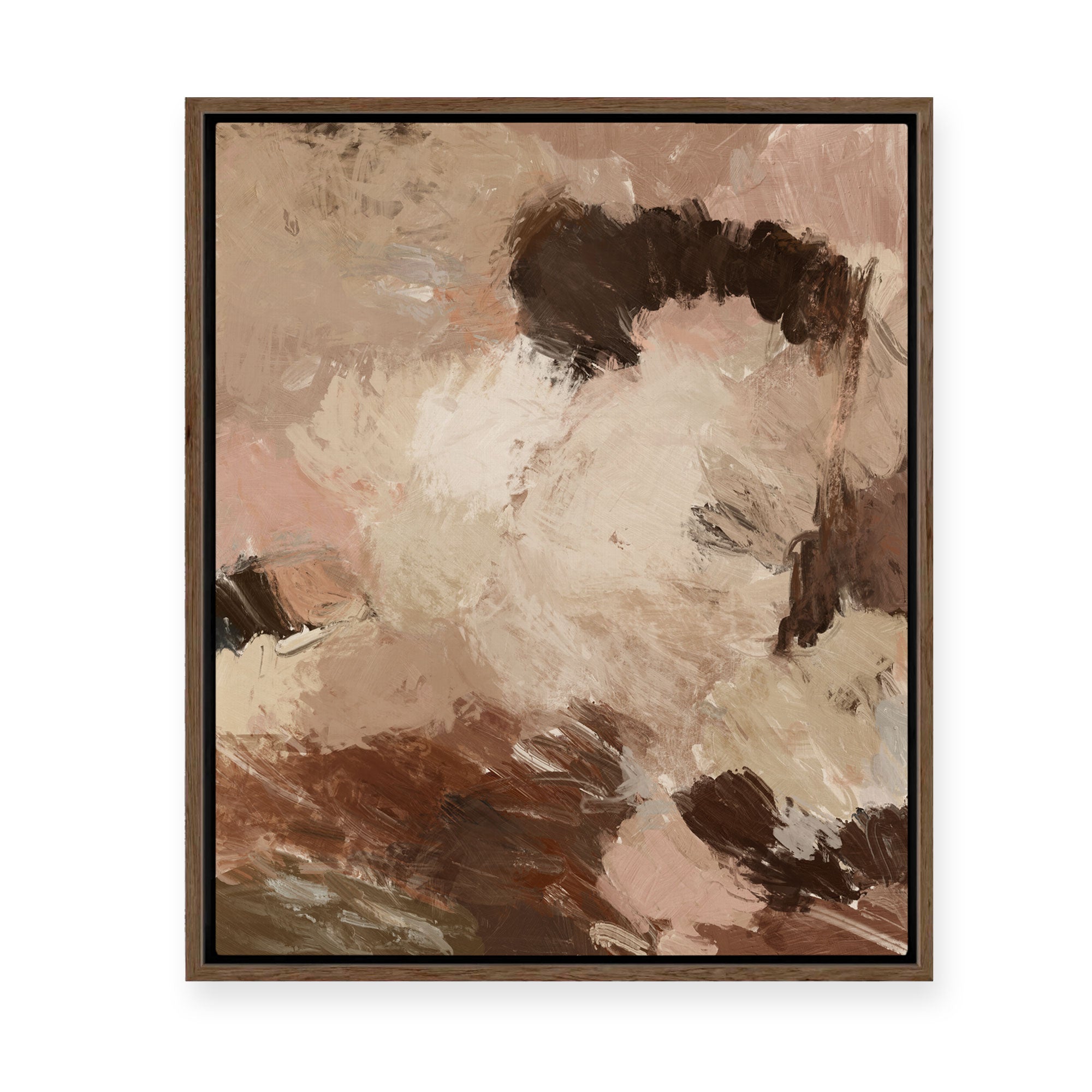 Soft Ember | Framed Canvas