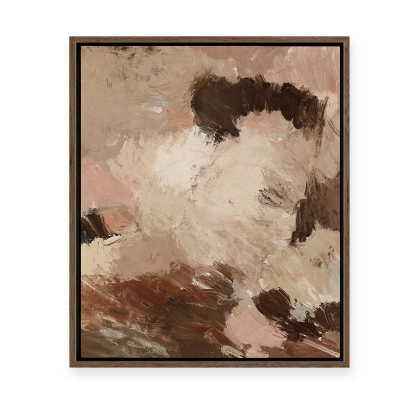 Soft Ember | Framed Canvas