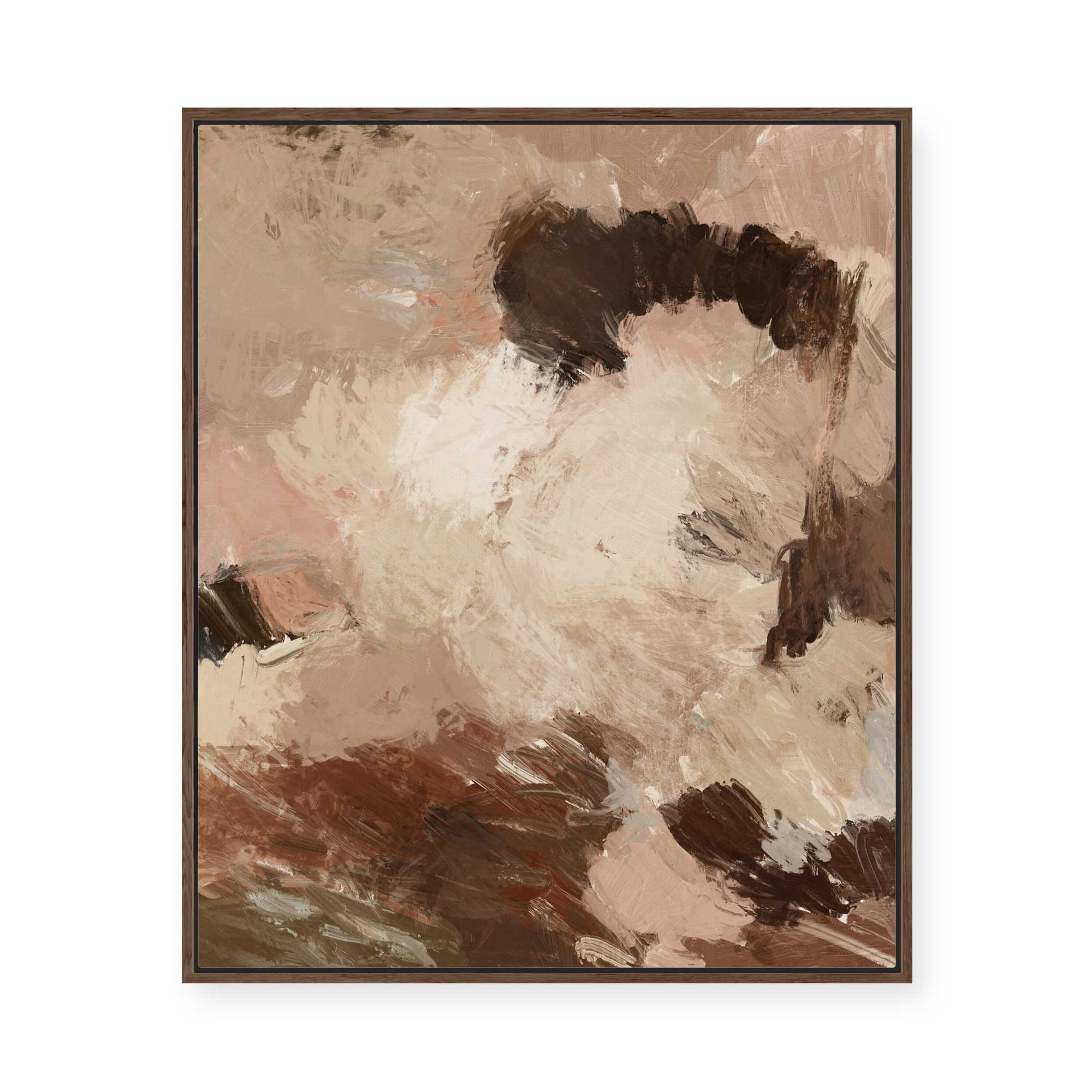 Soft Ember | Framed Canvas