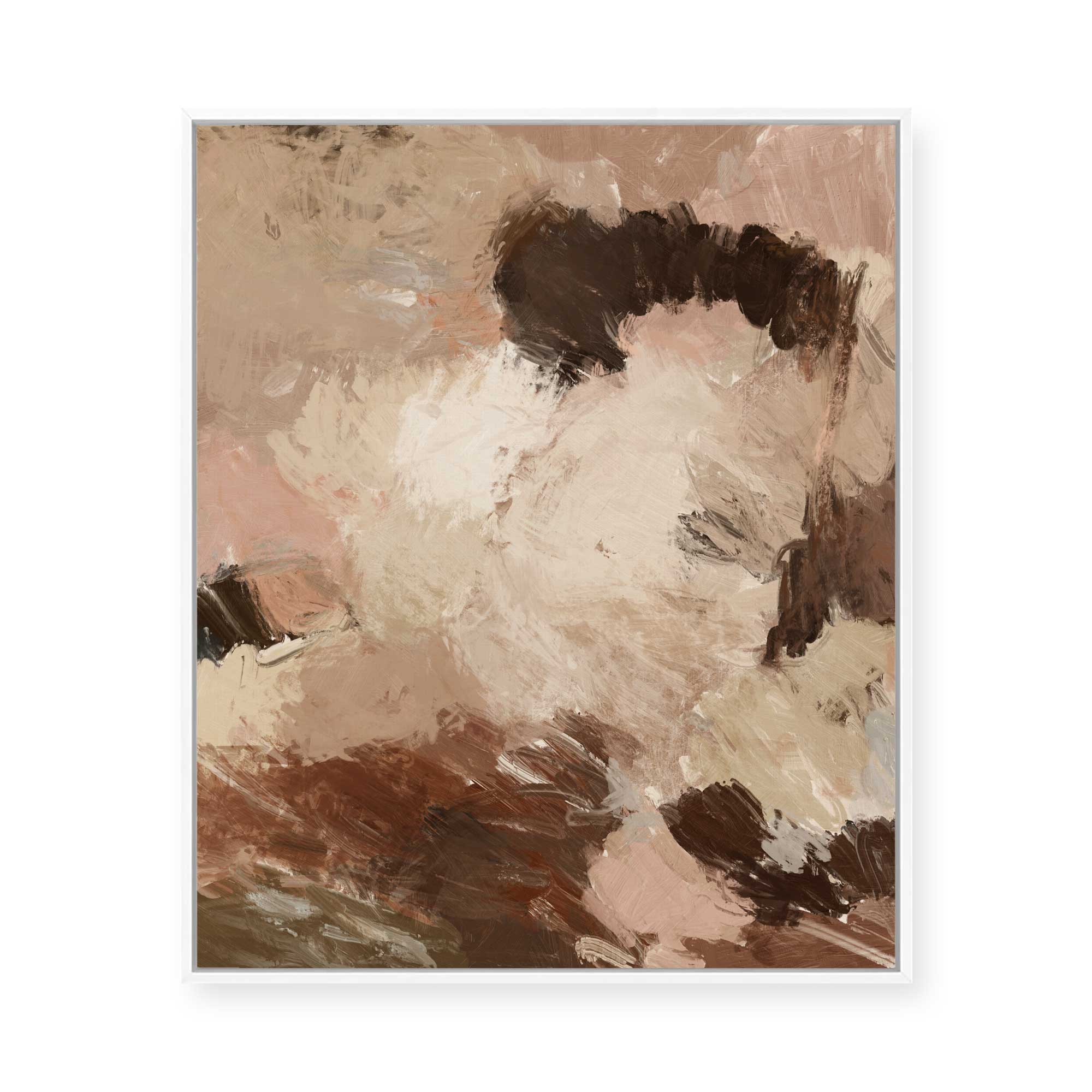 Soft Ember | Framed Canvas
