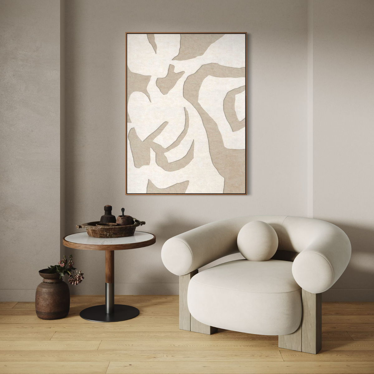 Soft Embrace | Framed Canvas
