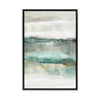 Soft Emerald Harmony | Framed Canvas