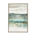 Soft Emerald Harmony | Framed Canvas