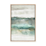 Soft Emerald Harmony | Framed Canvas