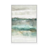 Soft Emerald Harmony | Framed Canvas