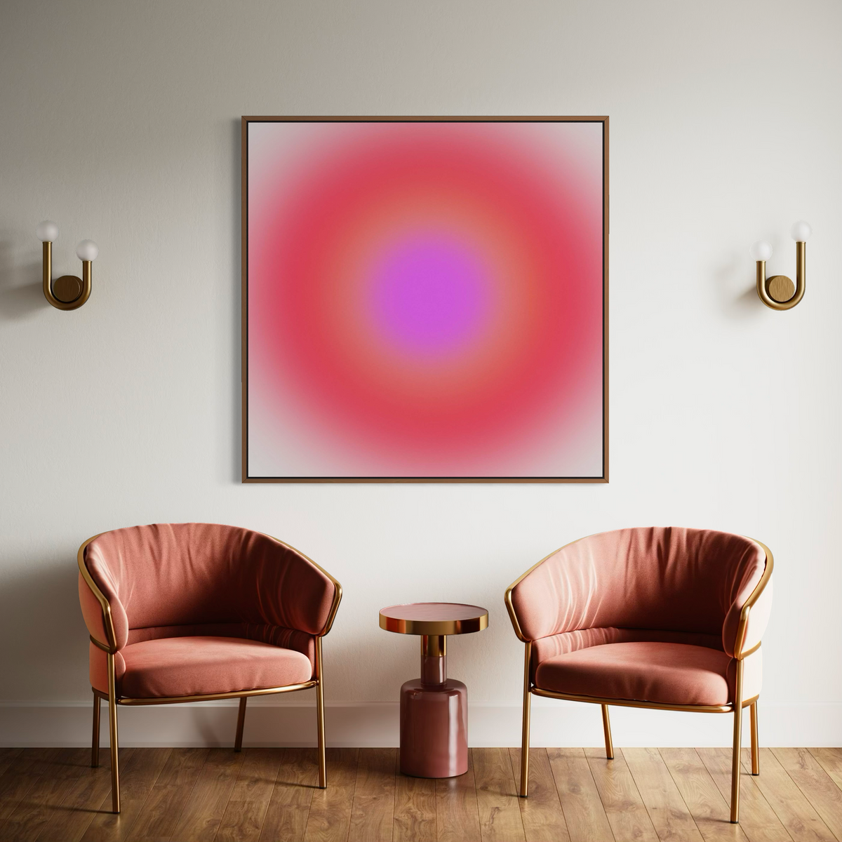 Soft Focus 2  | Square | Framed Canvas
