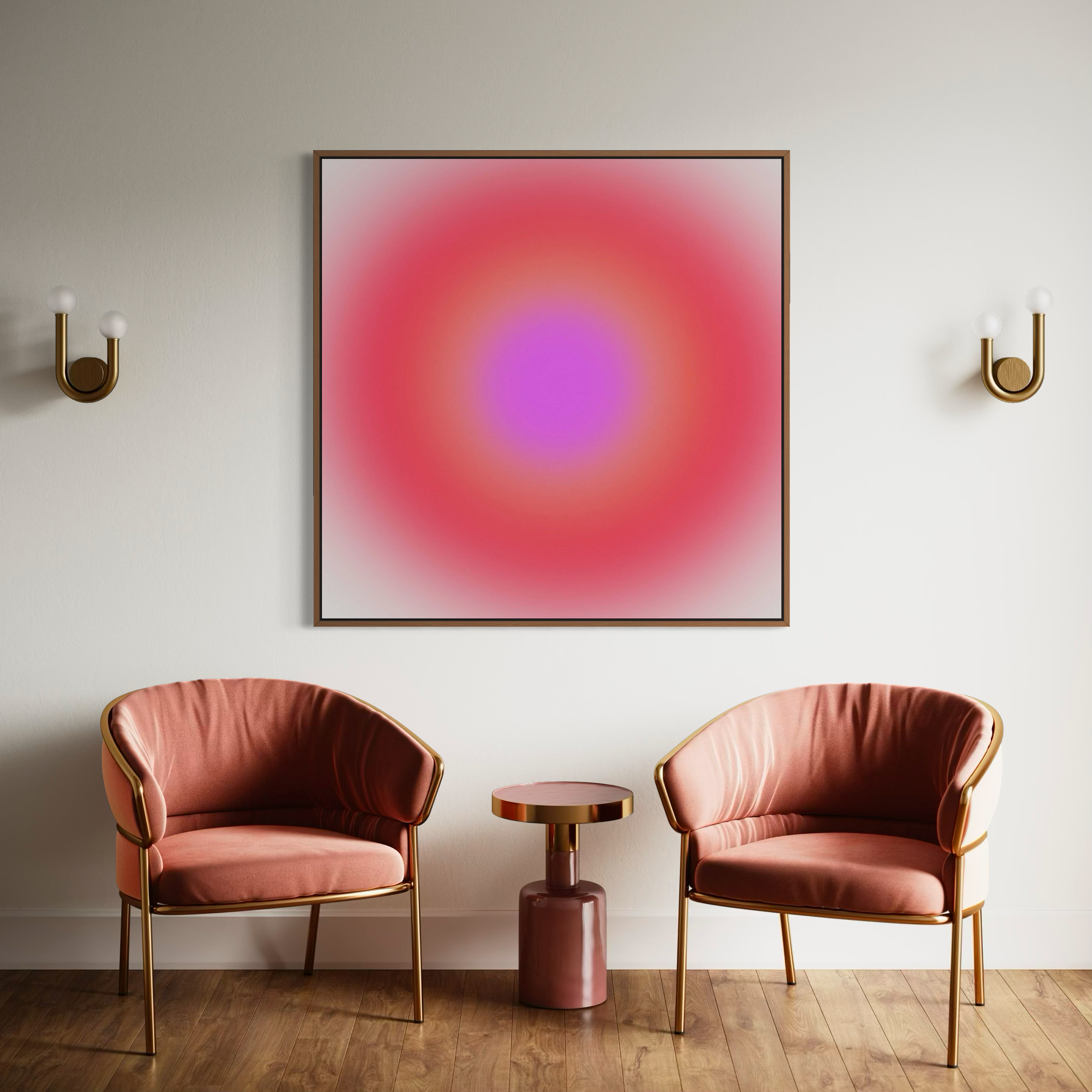 Soft Focus 2  | Square | Framed Canvas