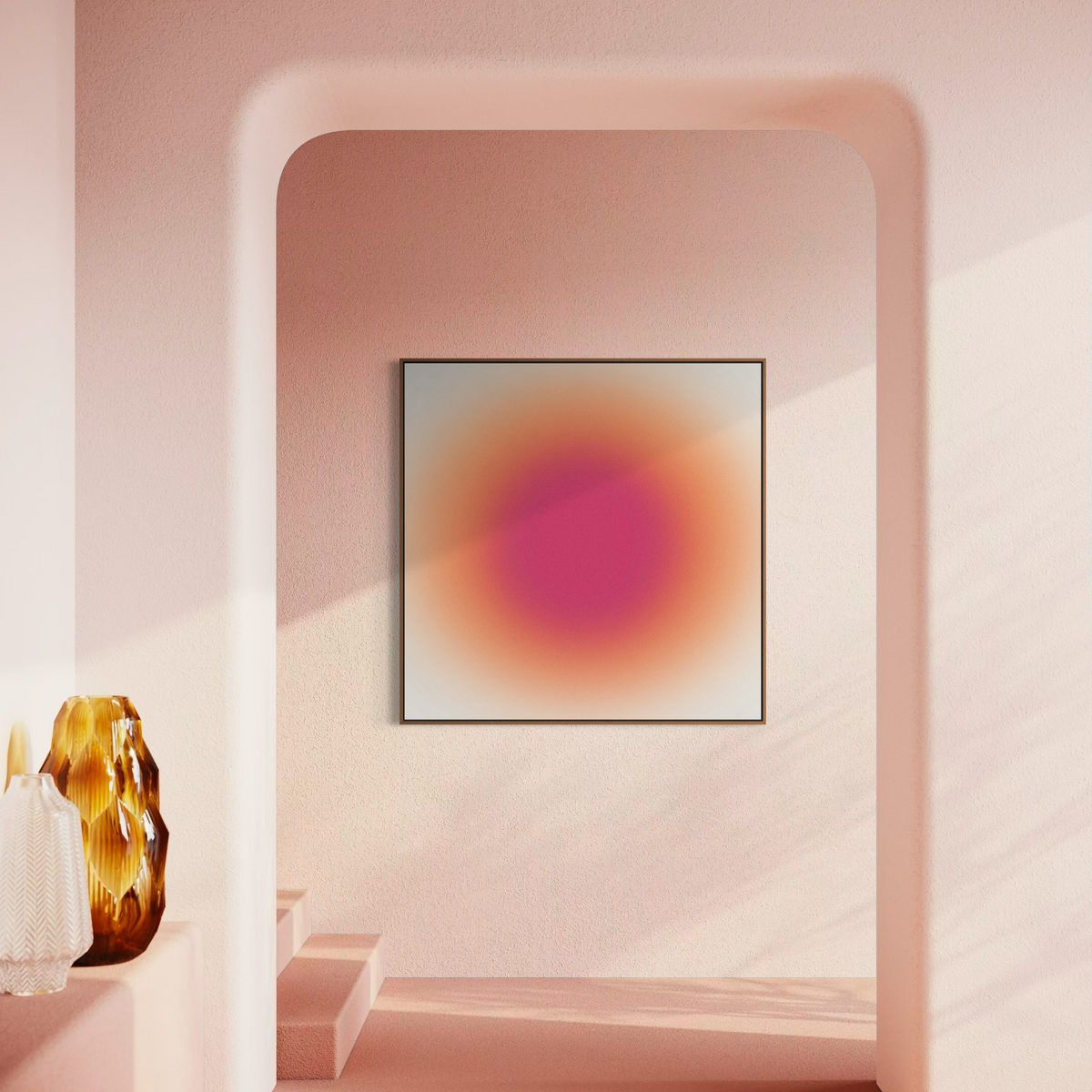 Soft Focus 1  | Square | Framed Canvas
