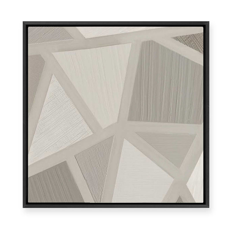 Soft Geometric II | Framed Canvas