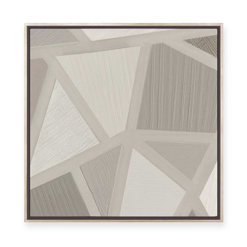 Soft Geometric II | Framed Canvas