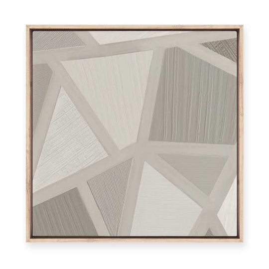 Soft Geometric II | Framed Canvas
