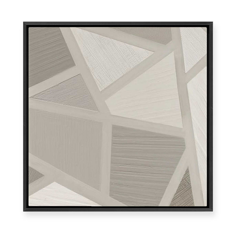 Soft Geometric I | Framed Canvas