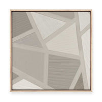 Soft Geometric I | Framed Canvas