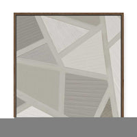 Soft Geometric I | Framed Canvas