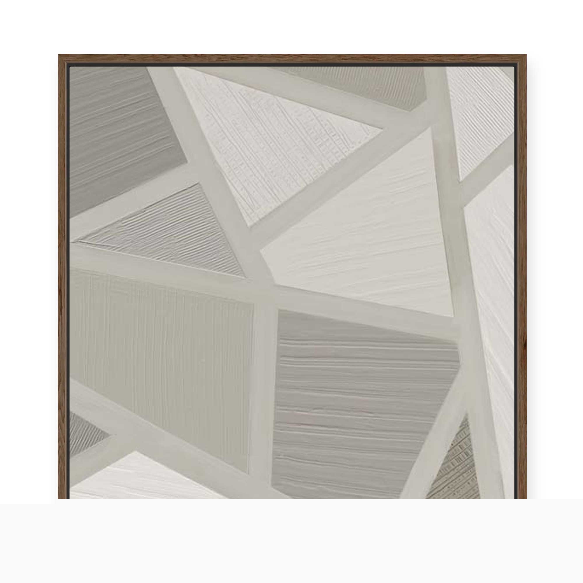 Soft Geometric I | Framed Canvas