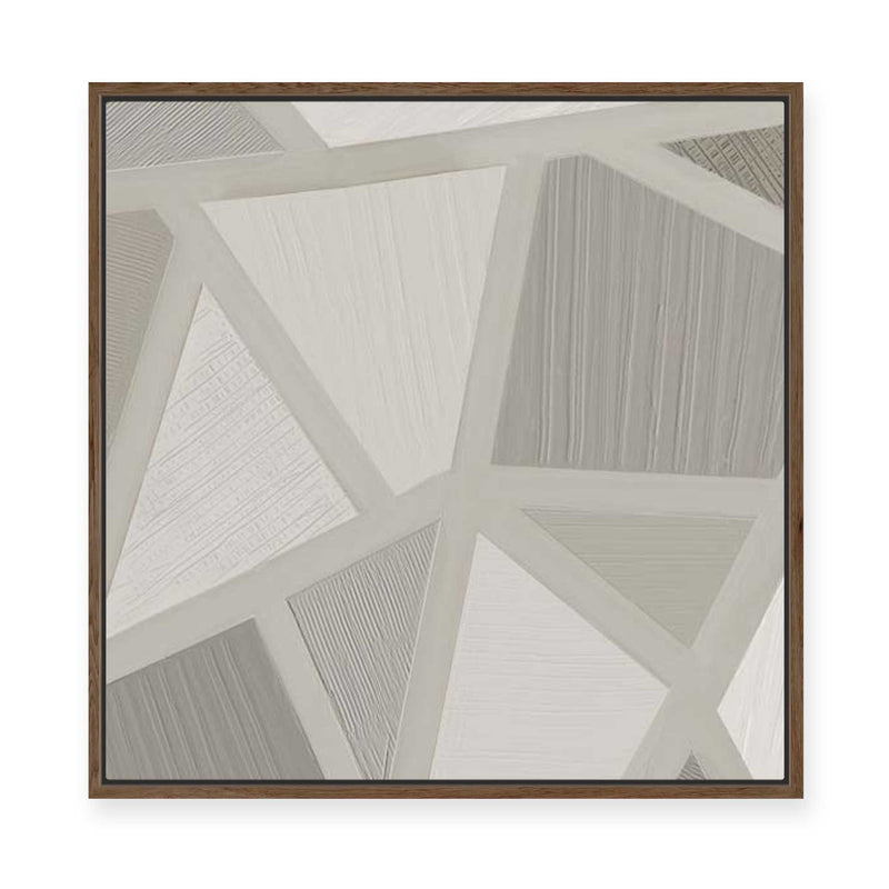 Soft Geometric II | Framed Canvas