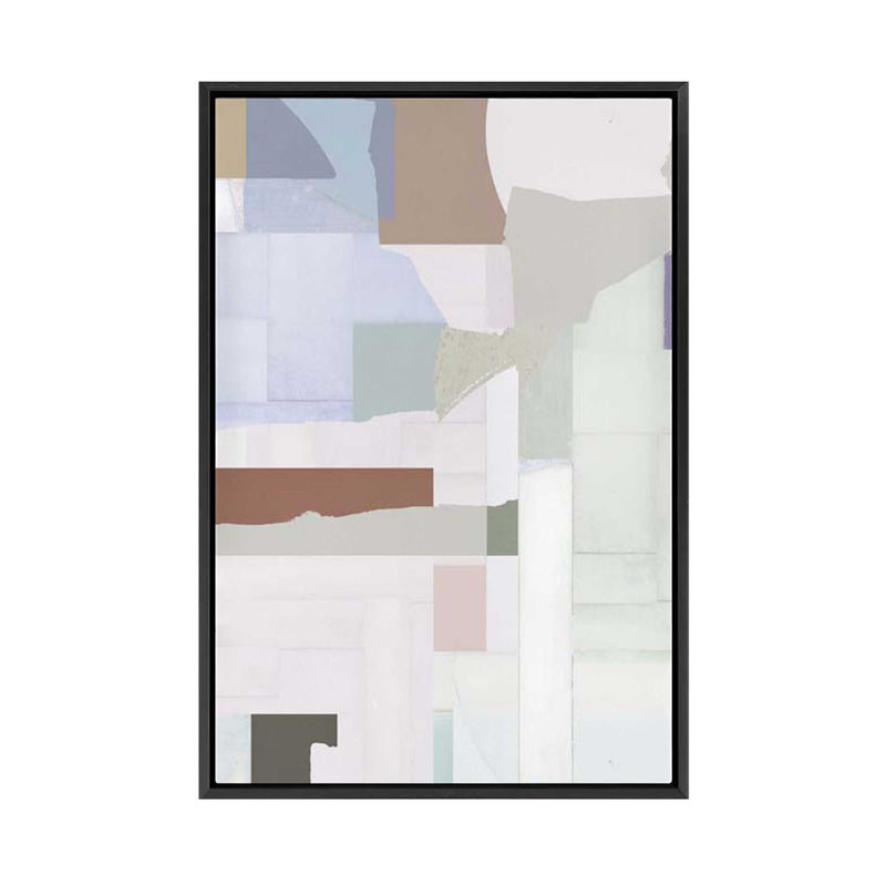 Soft Geometry III | Framed Canvas