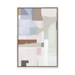 Soft Geometry III | Framed Canvas