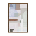 Soft Geometry III | Framed Canvas