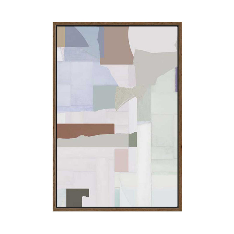 Soft Geometry III | Framed Canvas