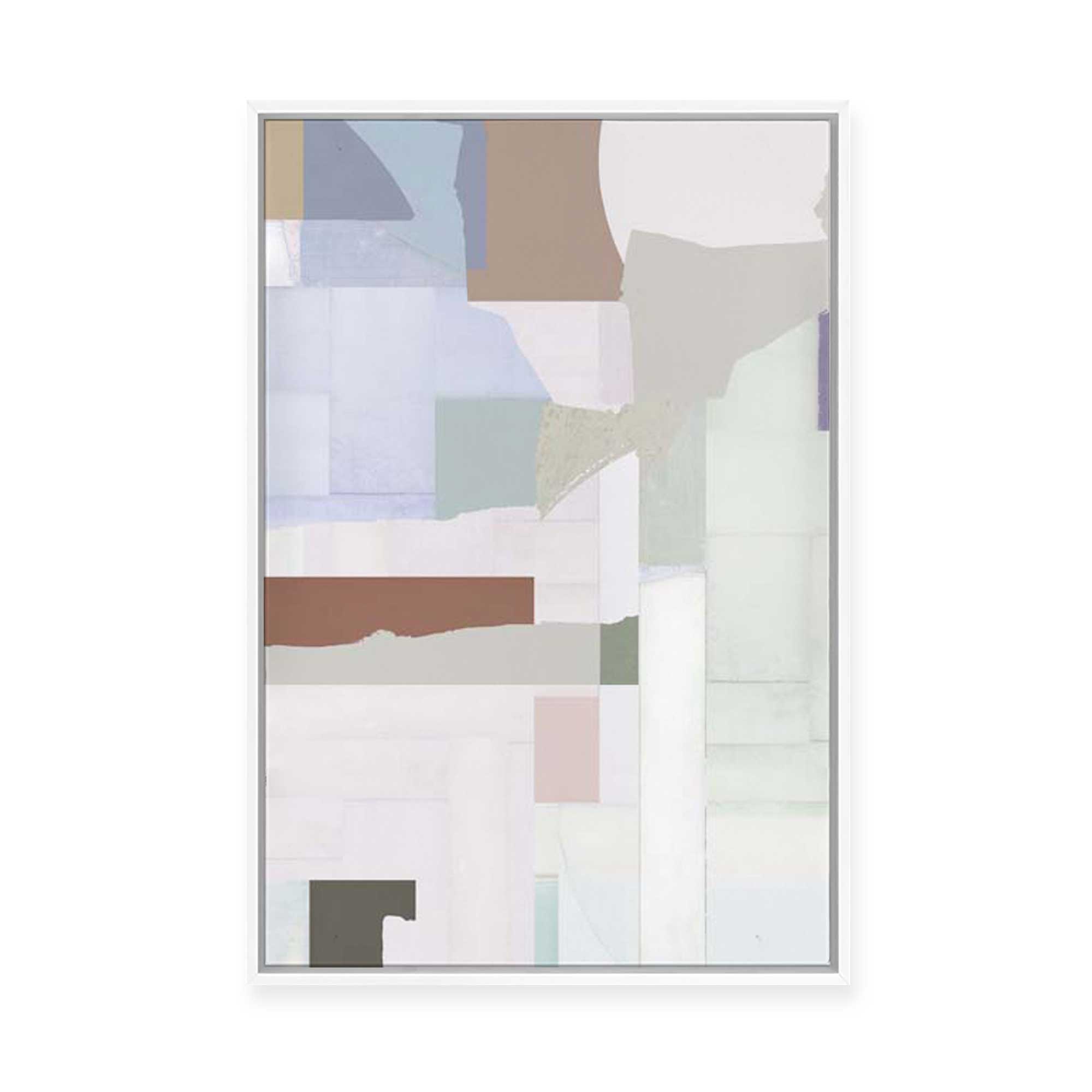 Soft Geometry III | Framed Canvas