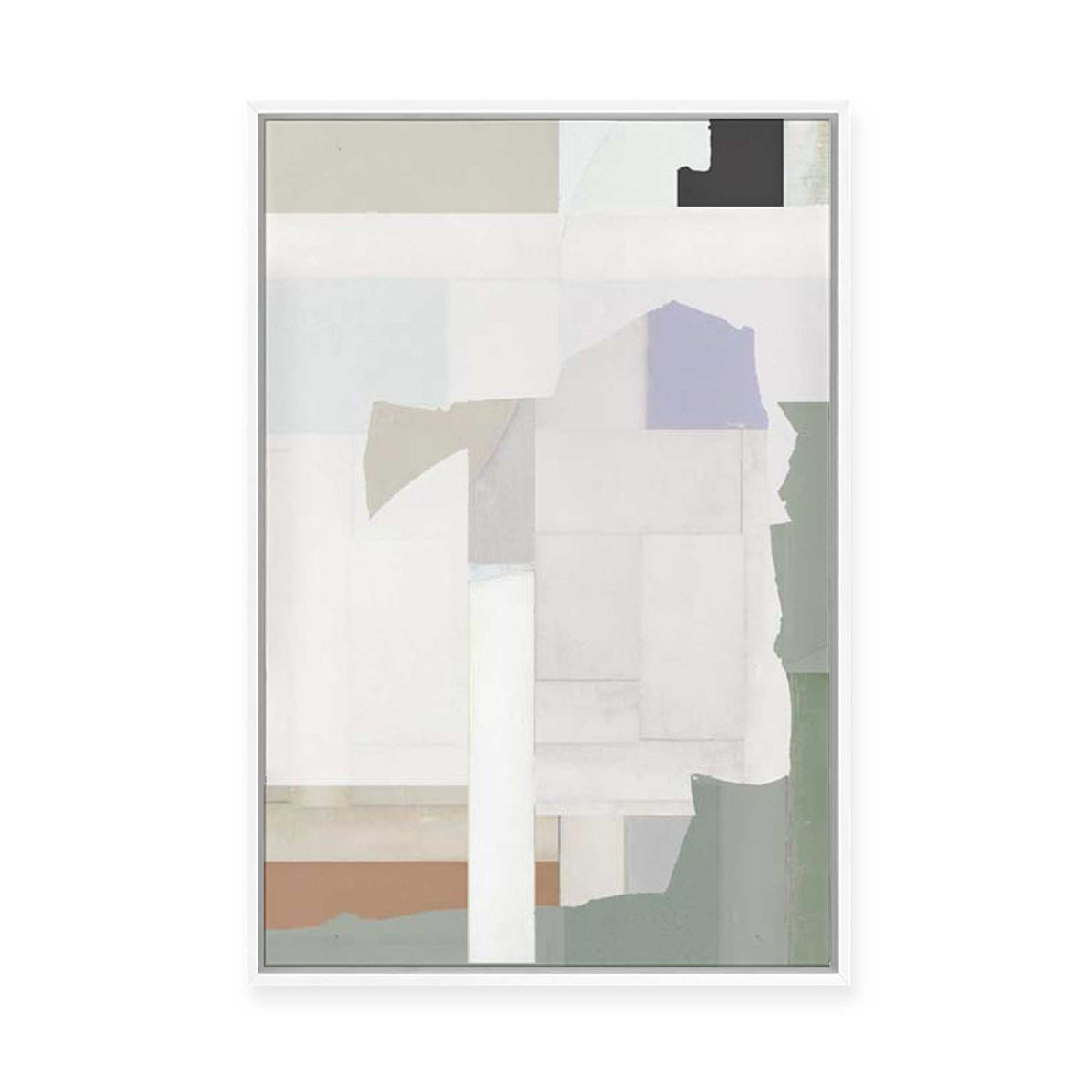 Soft Geometry II | Framed Canvas