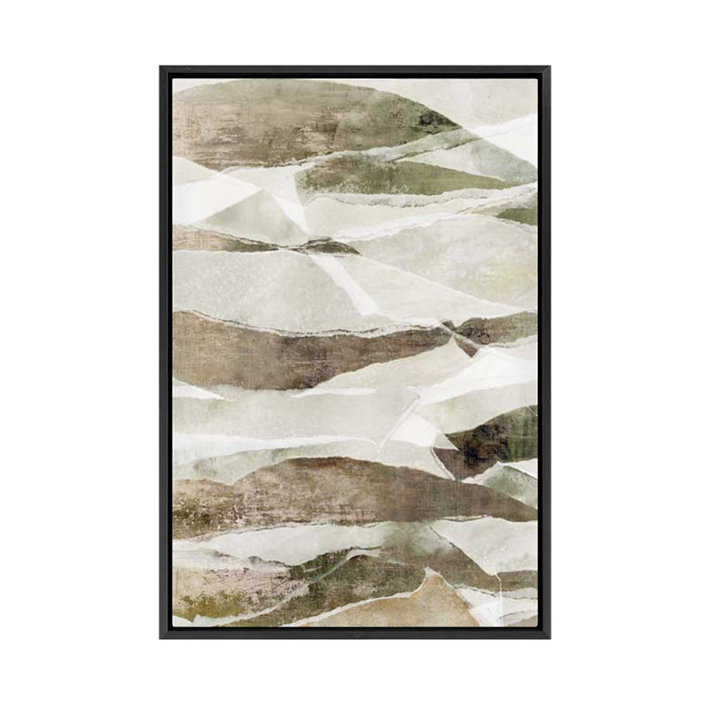 Soft Layers pf Earth and Light | Framed Canvas