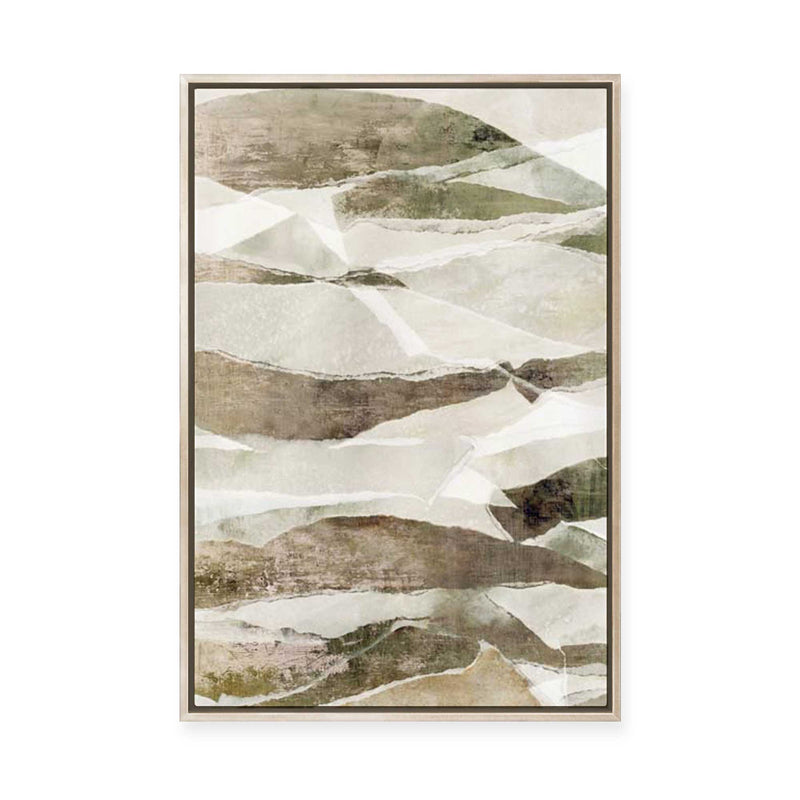 Soft Layers pf Earth and Light | Framed Canvas