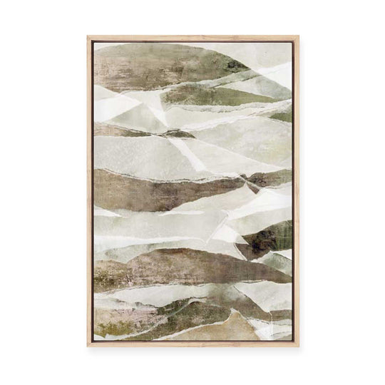 Soft Layers pf Earth and Light | Framed Canvas