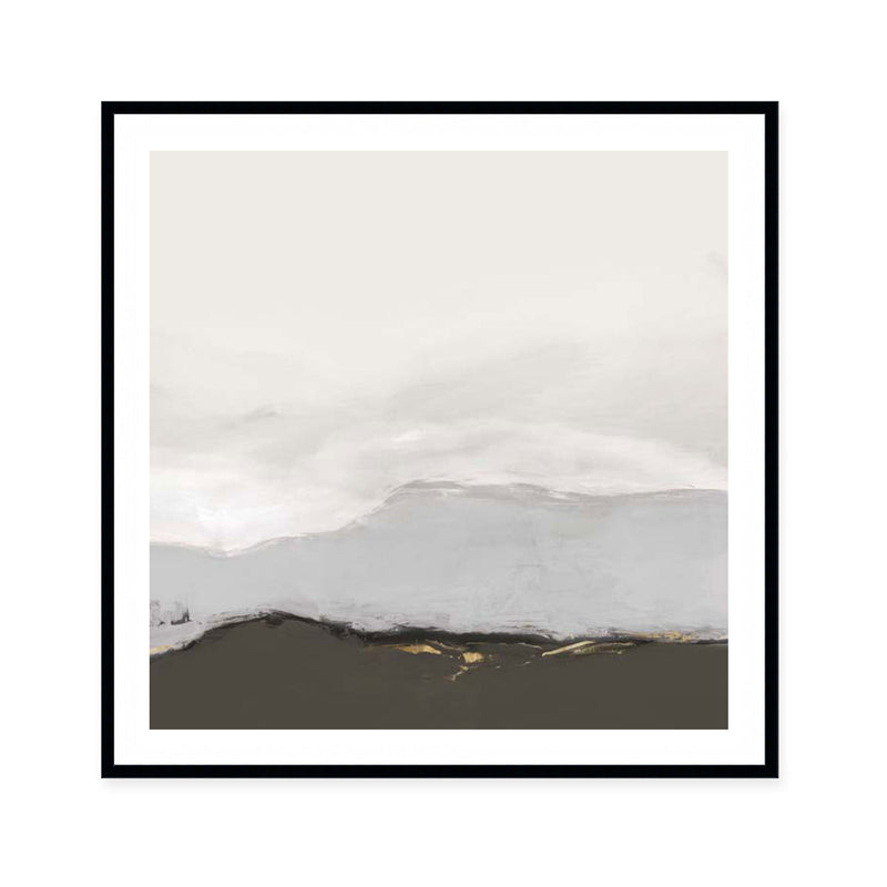Soft Mountains Under Pale Sky