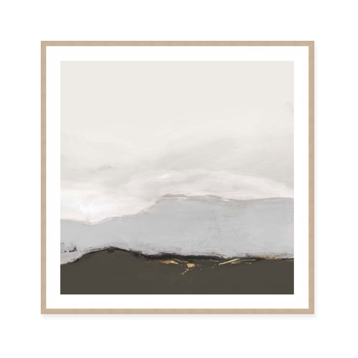 Soft Mountains Under Pale Sky