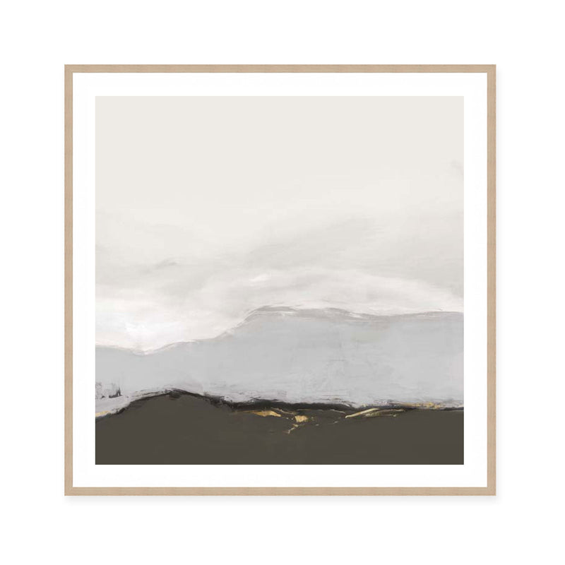 Soft Mountains Under Pale Sky