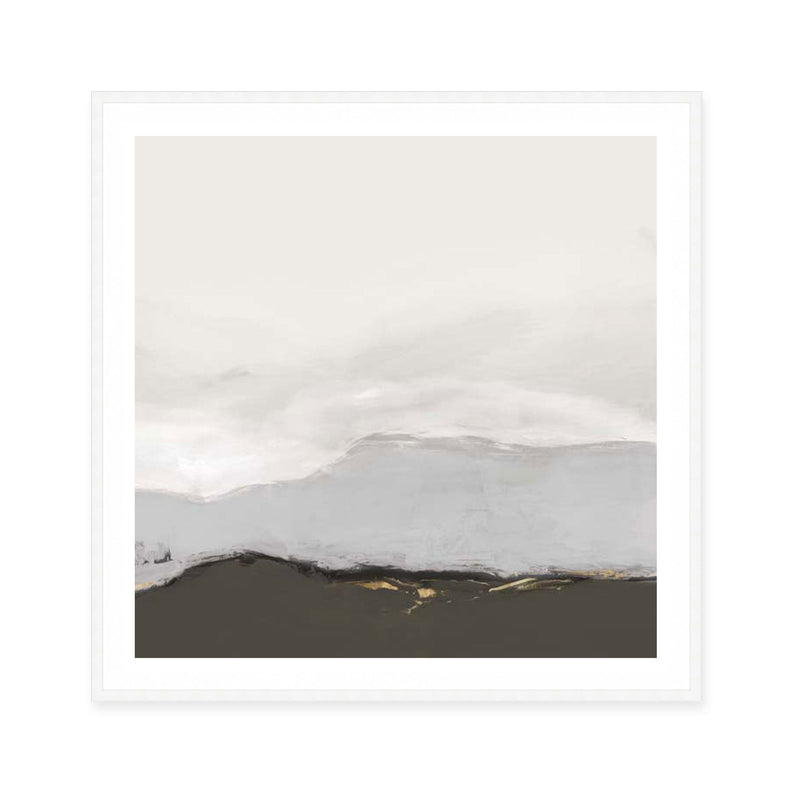 Soft Mountains Under Pale Sky