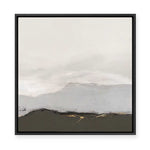 Soft Mountains Under Pale Sky | Framed Canvas
