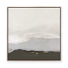 Soft Mountains Under Pale Sky | Framed Canvas