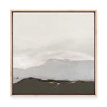 Soft Mountains Under Pale Sky | Framed Canvas