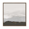 Soft Mountains Under Pale Sky | Framed Canvas