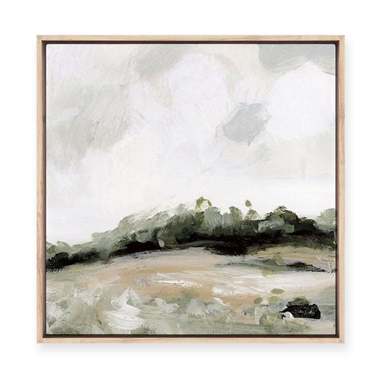 Soft Summer Sky II | Framed Canvas