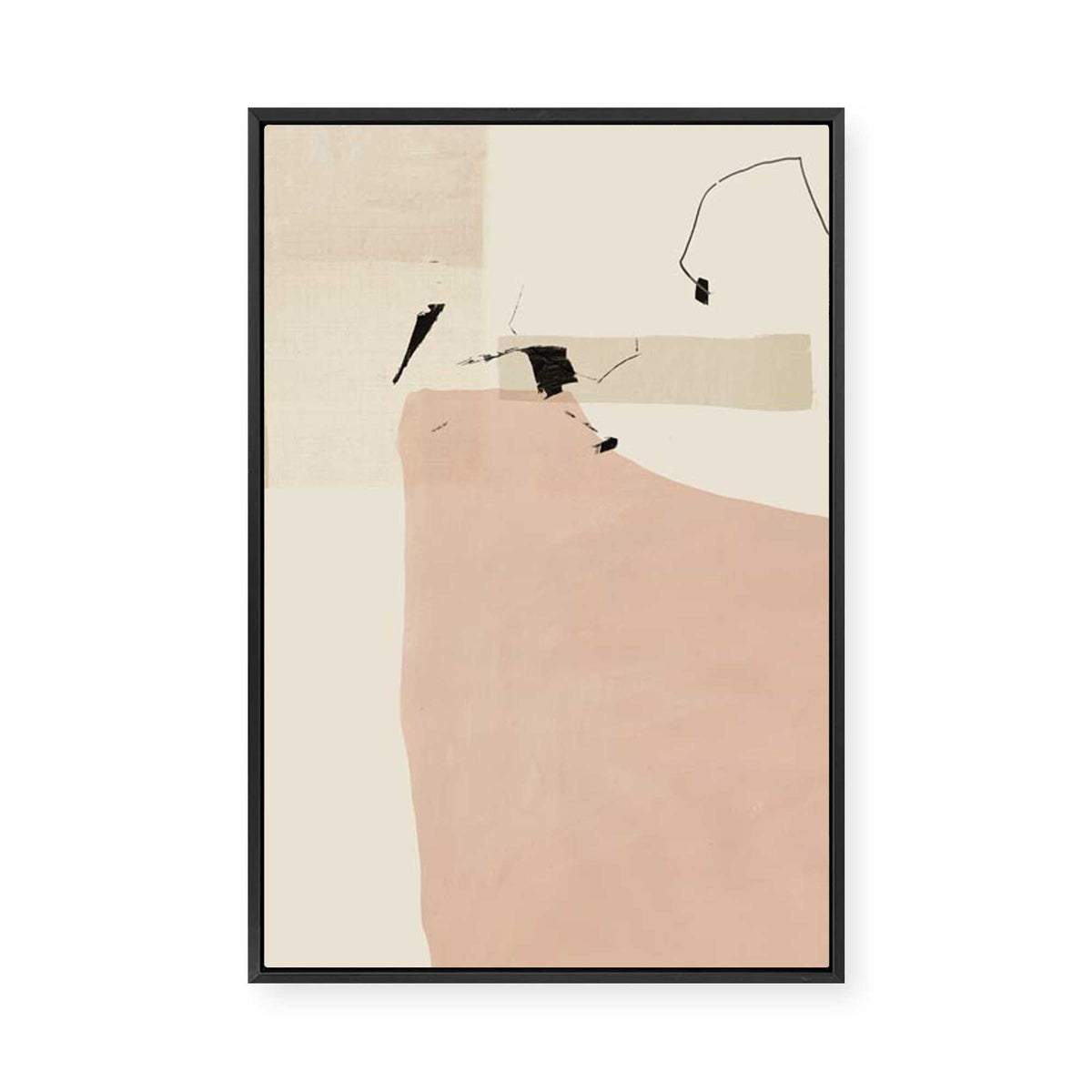 Soft Tempo | Framed Canvas