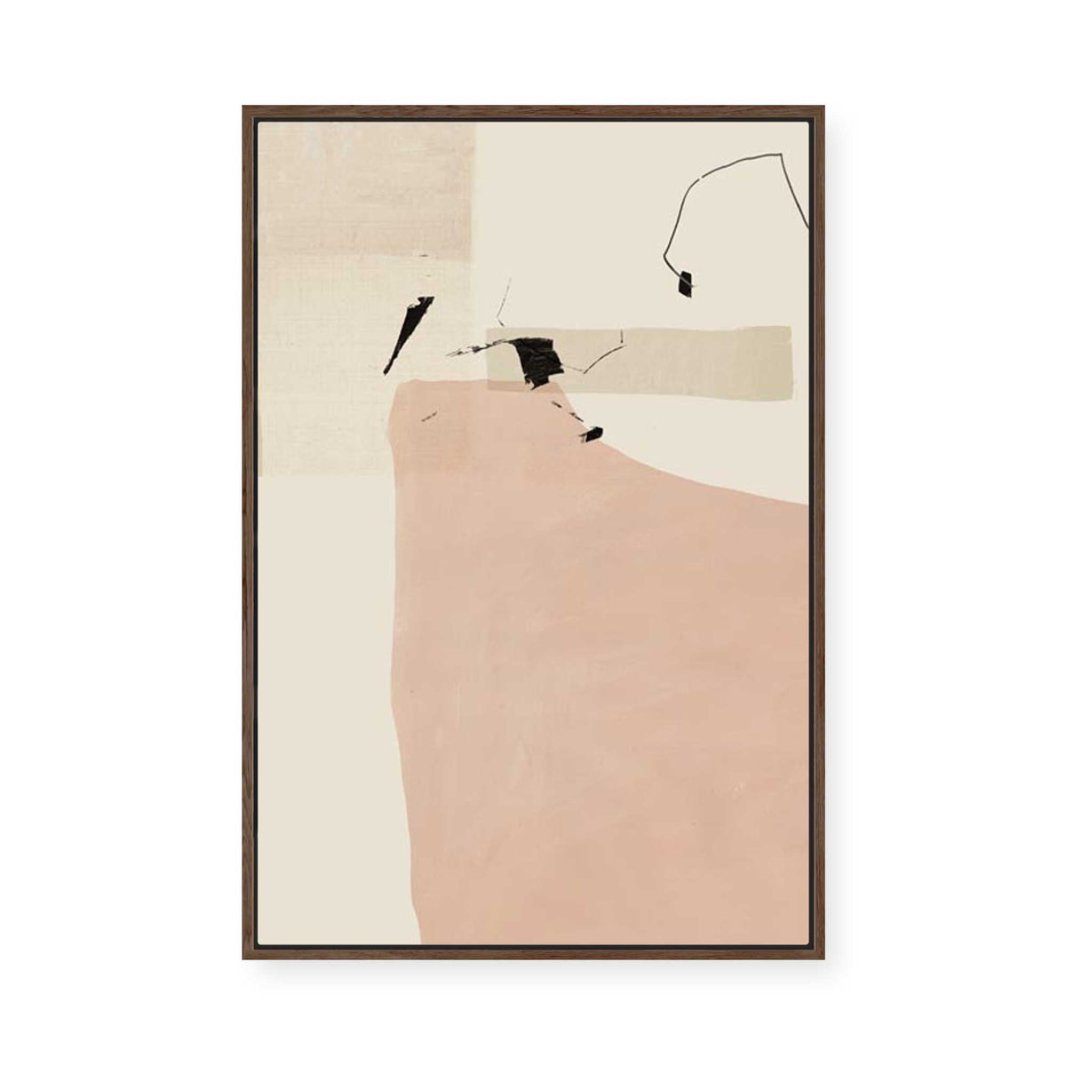 Soft Tempo | Framed Canvas