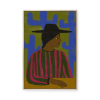South Western Woman III | Framed Canvas