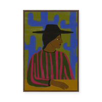 South Western Woman III | Framed Canvas