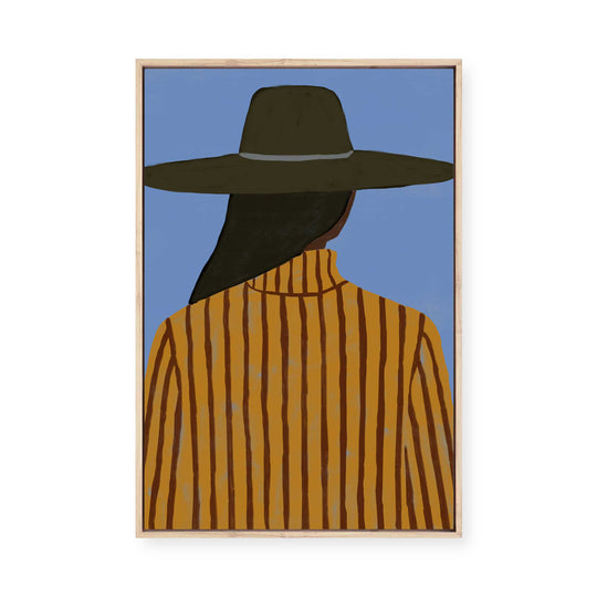 South Western Woman II | Framed Canvas
