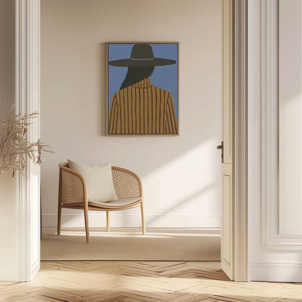 South Western Woman II | Framed Canvas