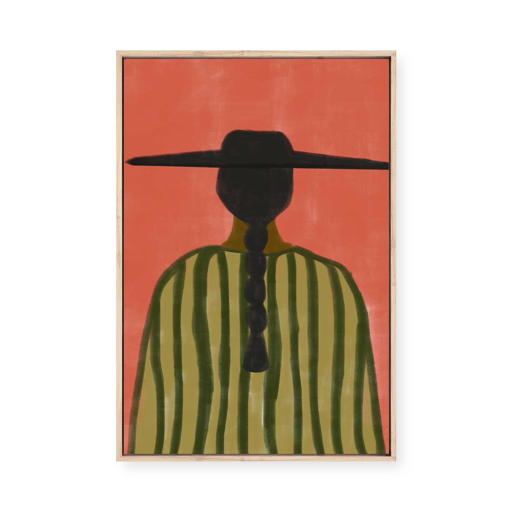 South Western Woman IV | Framed Canvas