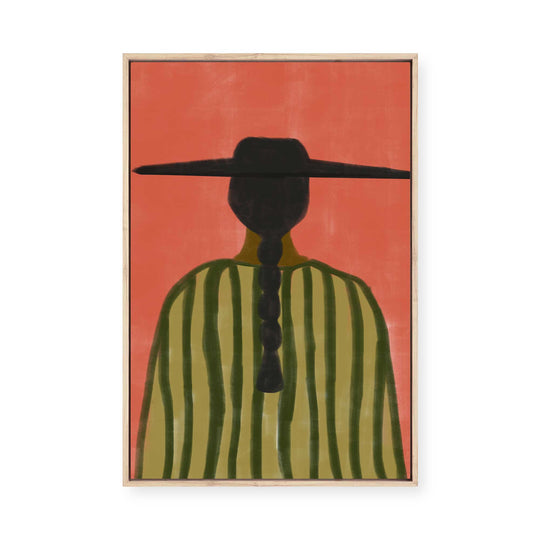 South Western Woman IV | Framed Canvas