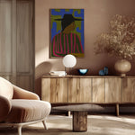 South Western Woman III | Framed Canvas