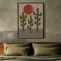 South Western Landscape I | Framed Canvas