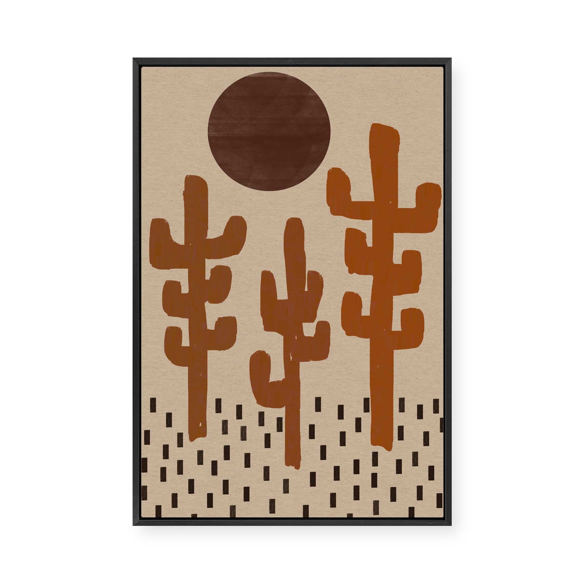 South Western Landscape II | Framed Canvas